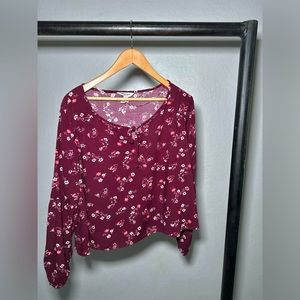 Floral long sleeve